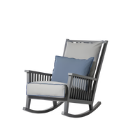 Gray Rocking Chair 09