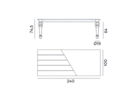 Gray Table Rectangular