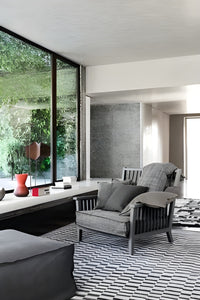 Gray Lounge Armchair