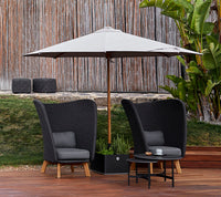 Grow parasol base with wheels by Cane-line, designed by Cane-line Design