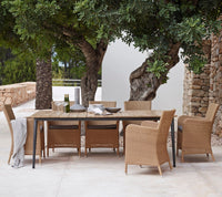 Hampsted chair outdoor dining chair by Cane-line, designed by Cane-line Design