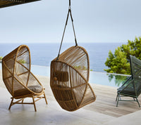 Hive chair hanging outdoor lifestyle image by Cane-line