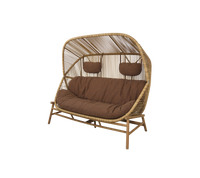 Hive 2-seater sofa outdoor sofa by Cane-line, designed by Foersom and Hiort-Lorenzen MDD