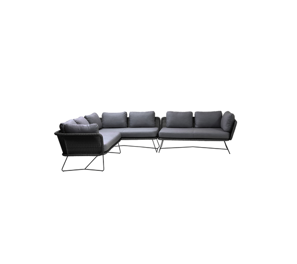 Horizon modular corner sofa 3 modules outdoor sectional sofa by Cane-line, designed by Cane-line Design