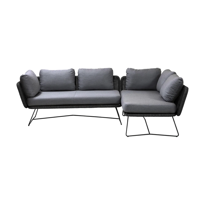 Horizon modular corner sofa 2 modules outdoor sectional sofa by Cane-line, designed by Cane-line Design