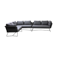 Horizon modular corner sofa 3 modules outdoor sectional sofa by Cane-line, designed by Cane-line Design