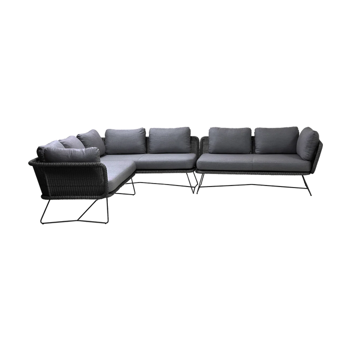Horizon modular corner sofa 3 modules outdoor sectional sofa by Cane-line, designed by Cane-line Design