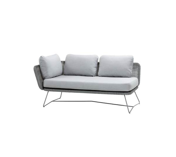 Horizon 2-seater sofa right module outdoor sectional sofa by Cane-line, designed by Cane-line Design