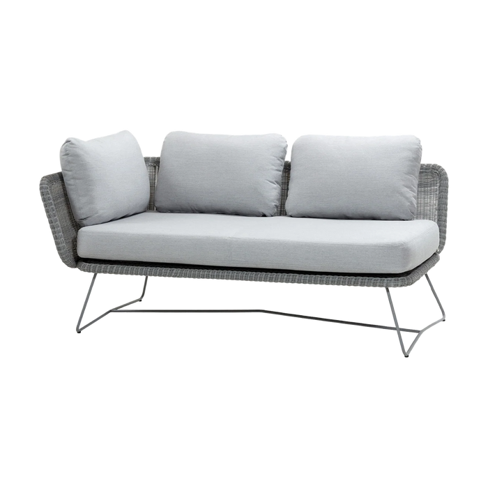 Horizon 2-seater sofa right module outdoor sectional sofa by Cane-line, designed by Cane-line Design