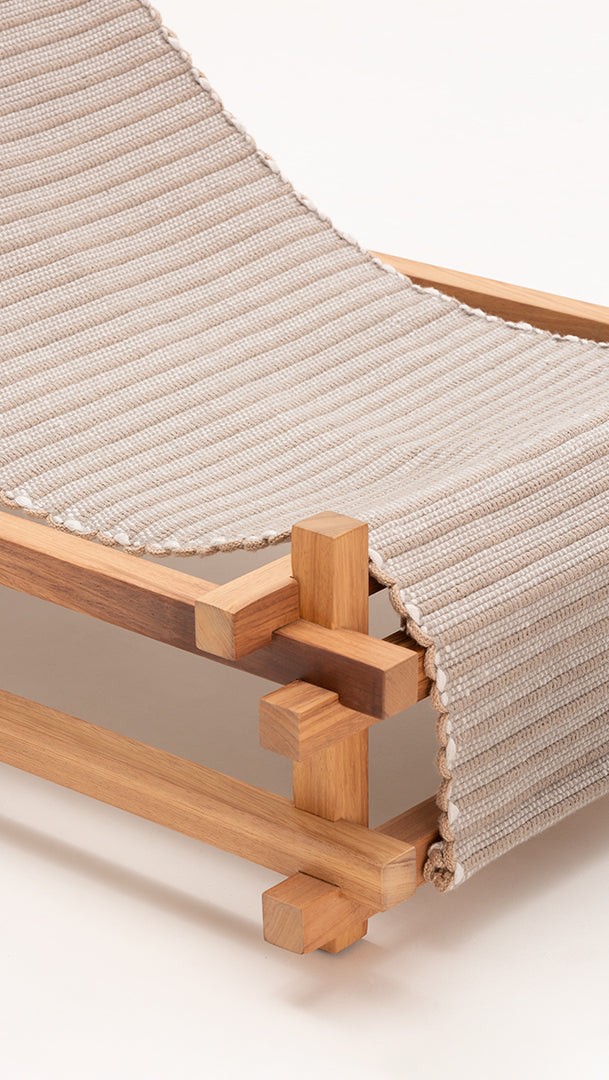 Hos Deckchair & Stool Set