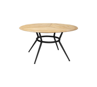 Joy dining table dia. 120 cm outdoor dining table by Cane-line, designed by Cane-line Design