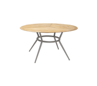 Joy dining table dia. 120 cm outdoor dining table by Cane-line, designed by Cane-line Design