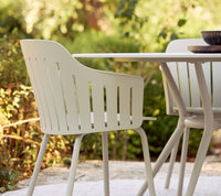 Joy dining table dia. 120 cm outdoor dining table by Cane-line, designed by Cane-line Design