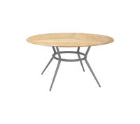 Joy dining table dia. 144 cm outdoor dining table by Cane-line, designed by Cane-line Design