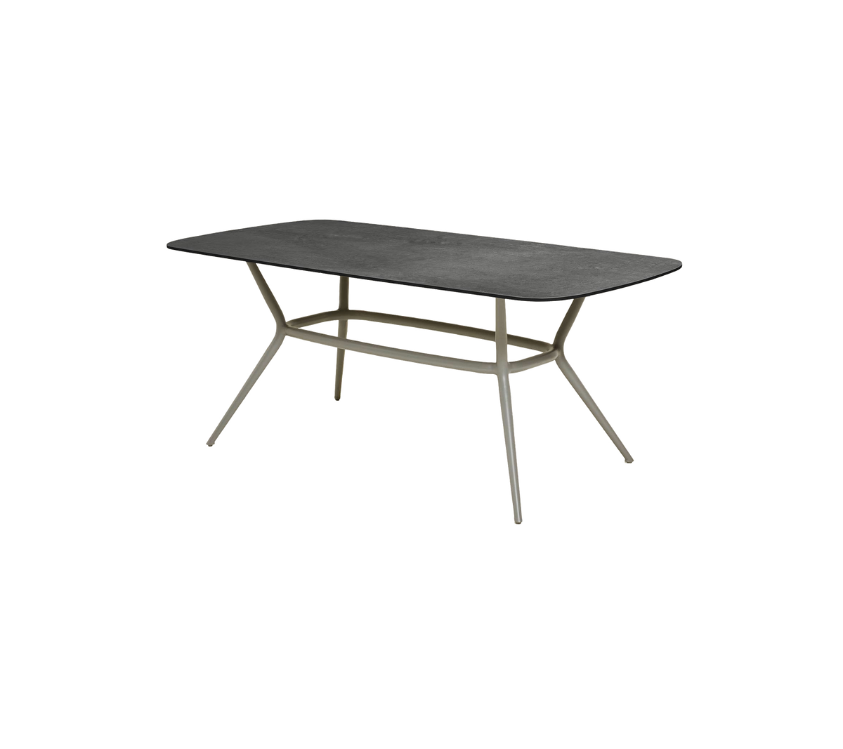 Joy dining table 180x90 cm outdoor dining table by Cane-line, designed by Cane-line Design