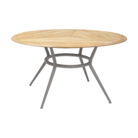 Joy dining table dia. 120 cm outdoor dining table by Cane-line, designed by Cane-line Design