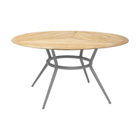 Joy dining table dia. 144 cm outdoor dining table by Cane-line, designed by Cane-line Design