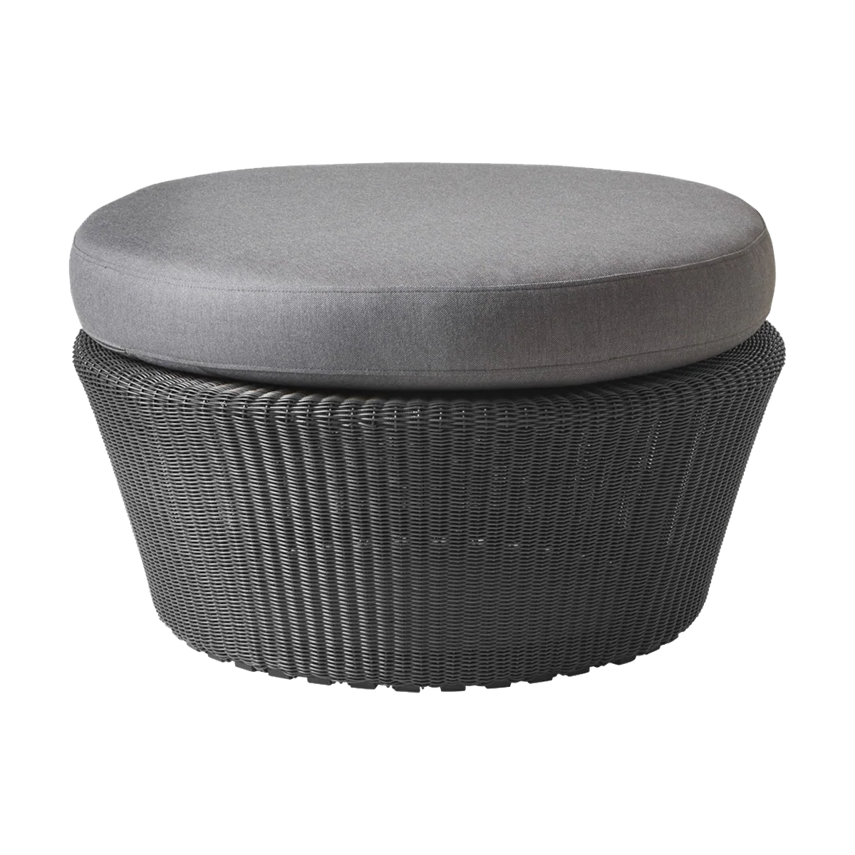 Kingston footstool large outdoor ottoman by Cane-line