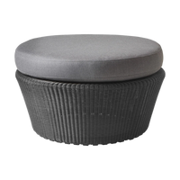 Kingston footstool large outdoor ottoman by Cane-line