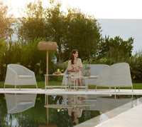 Kingston lounge chair outdoor setting by Cane-line