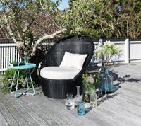 Kingston large ottoman lifestyle image by Cane-line
