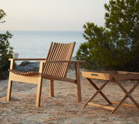 Kingston sunchair with wheels lifestyle image by Cane-line