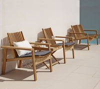 Kingston sunchair with wheels lifestyle image by Cane-line