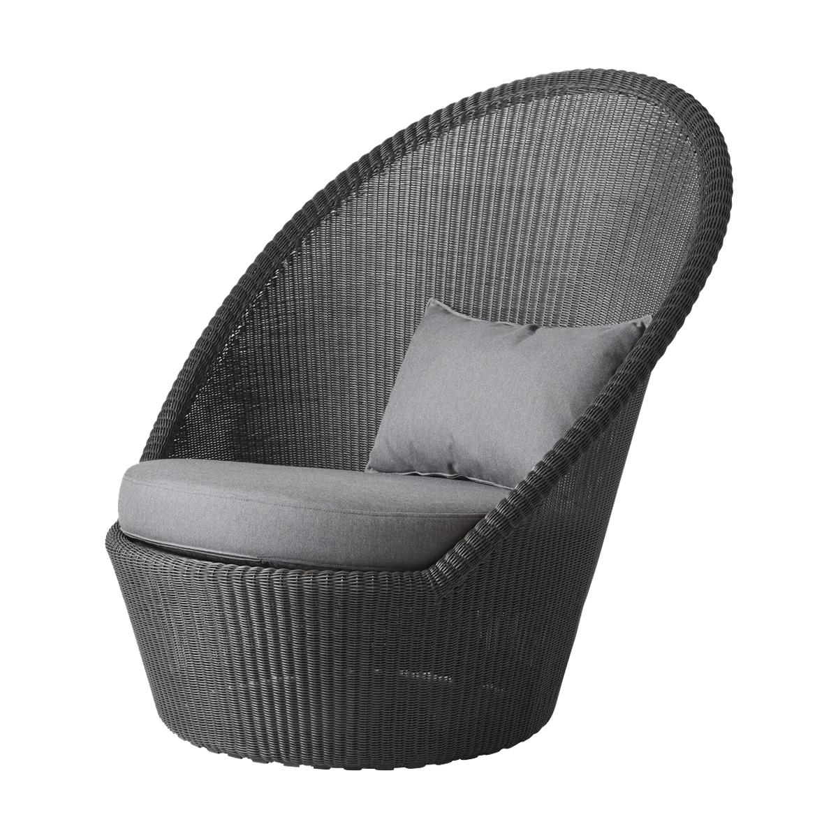 Kingston sunchair with wheels outdoor chaise lounge by Cane-line