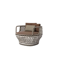 Koro Armchair outdoor lounge chair by SKLD Studio, designed by Eli Gutierrez