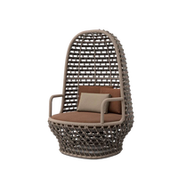 Koro High Armchair outdoor lounge chair by SKLD Studio, designed by Eli Gutierrez