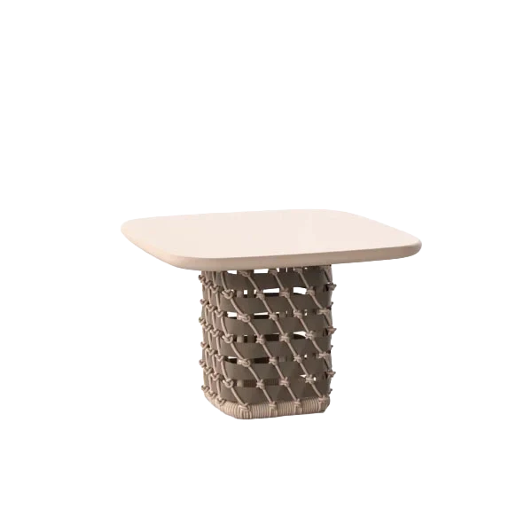 Koro Square Side Table outdoor side table by SKLD Studio, designed by Eli Gutierrez