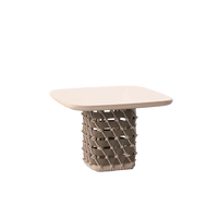 Koro Square Side Table outdoor side table by SKLD Studio, designed by Eli Gutierrez