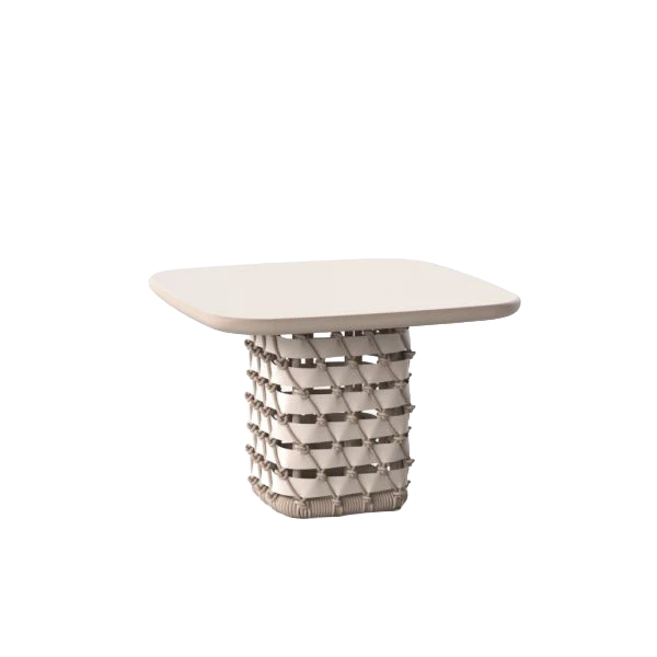 Koro Square Side Table outdoor side table by SKLD Studio, designed by Eli Gutierrez