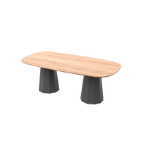 Lacus 220 Dining Table outdoor dining table by SKLD Studio, designed by Santiago Sevillano