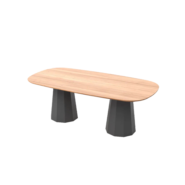 Lacus 220 Dining Table outdoor dining table by SKLD Studio, designed by Santiago Sevillano
