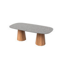 Lacus 220 Dining Table outdoor dining table by SKLD Studio, designed by Santiago Sevillano