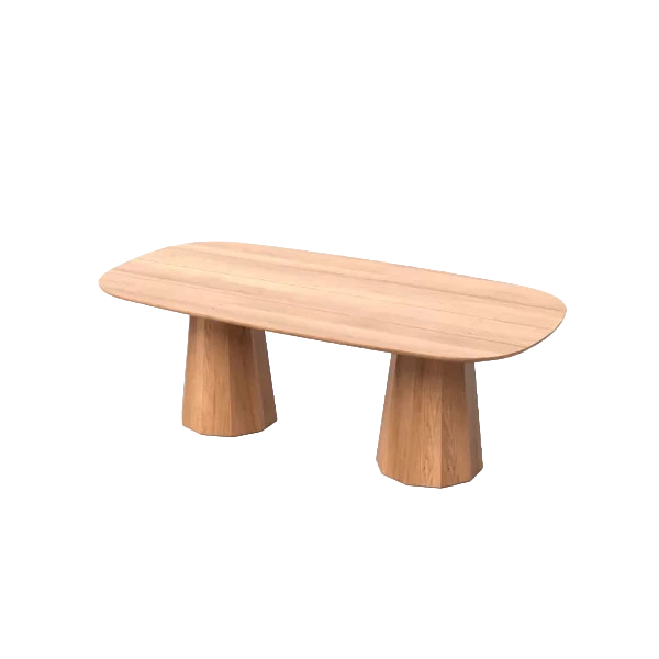 Lacus 220 Dining Table outdoor dining table by SKLD Studio, designed by Santiago Sevillano