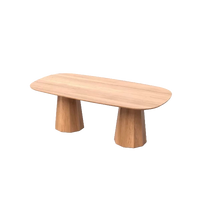 Lacus 220 Dining Table outdoor dining table by SKLD Studio, designed by Santiago Sevillano