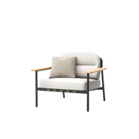 Lacus Armchair outdoor lounge chair by SKLD Studio, designed by Santiago Sevillano