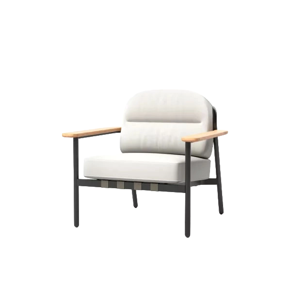 Lacus Balcony Armchair outdoor lounge chair by SKLD Studio, designed by Santiago Sevillano