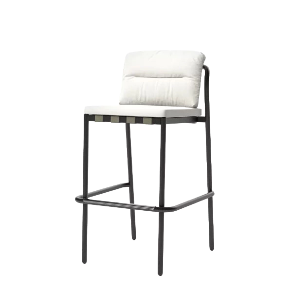 Lacus Bar Stool outdoor bar stool by SKLD Studio, designed by Santiago Sevillano