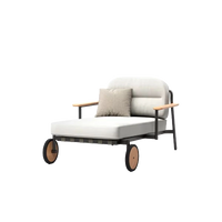 Lacus Lounger outdoor chaise lounge by SKLD Studio, designed by Santiago Sevillano