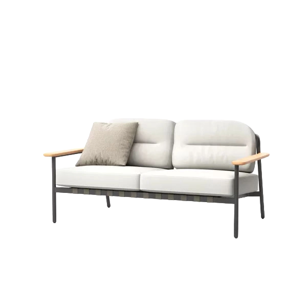 Lacus Sofa 2PL outdoor sofa by SKLD Studio, designed by Santiago Sevillano