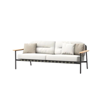 Lacus Sofa 3PL outdoor sofa by SKLD Studio, designed by Santiago Sevillano