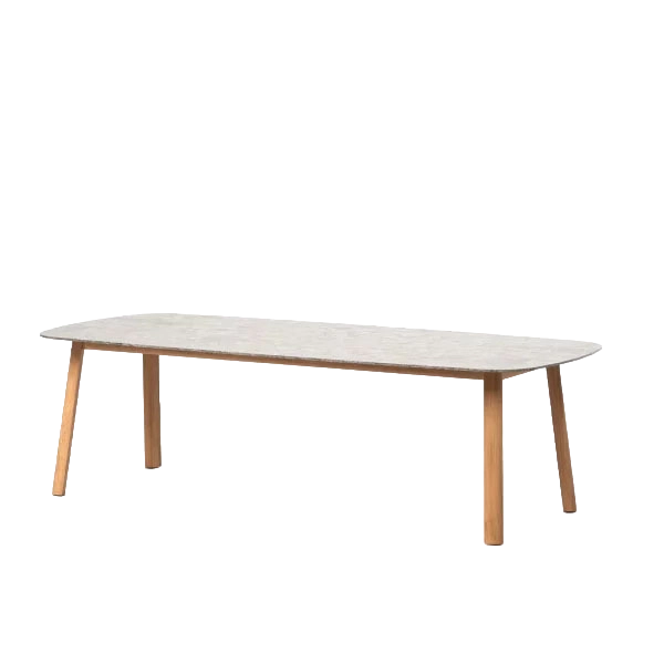 Lenis Large Dining Table outdoor dining table by SKLD Studio, designed by Robin Hapelt