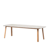 Lenis Large Dining Table outdoor dining table by SKLD Studio, designed by Robin Hapelt