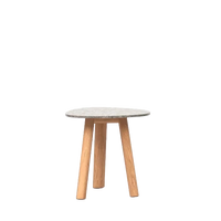 Lenis Side Table outdoor side table by SKLD Studio, designed by Robin Hapelt