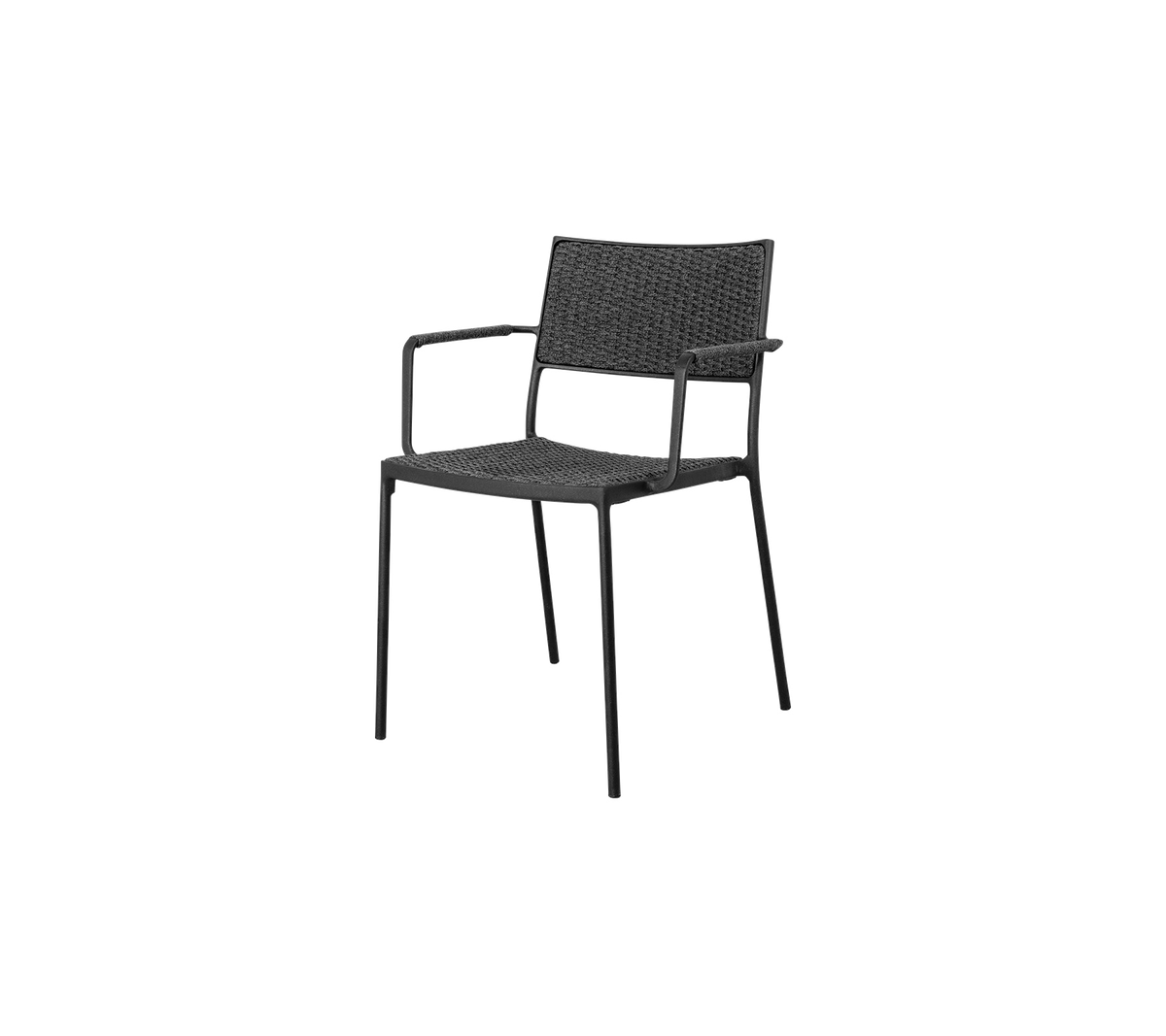 Less armchair lava grey product image by Cane-line