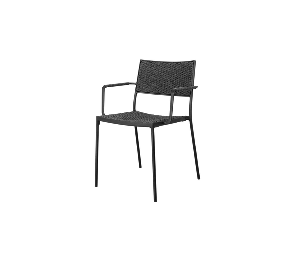 Less armchair lava grey product image by Cane-line