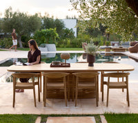 Mellow oval dining lifestyle